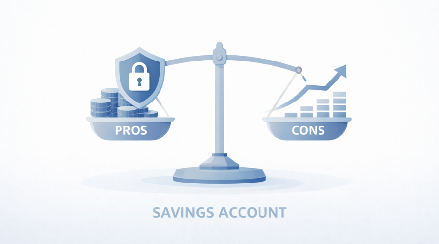 Pros and cons of using a high yield savings account for cash savings