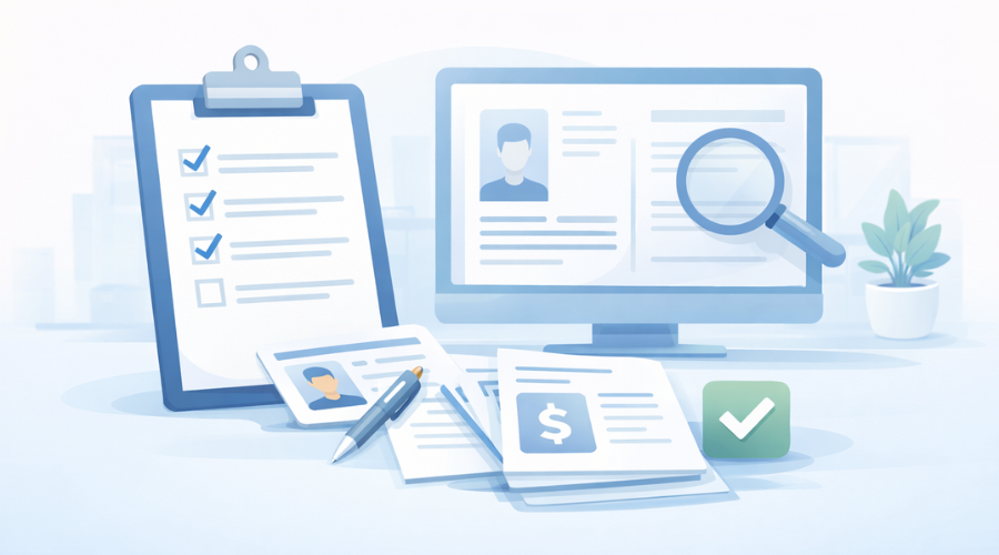 What happens after you submit documents to open a bank account