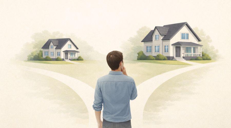 Choosing to buy a home below the maximum budget for financial safety
