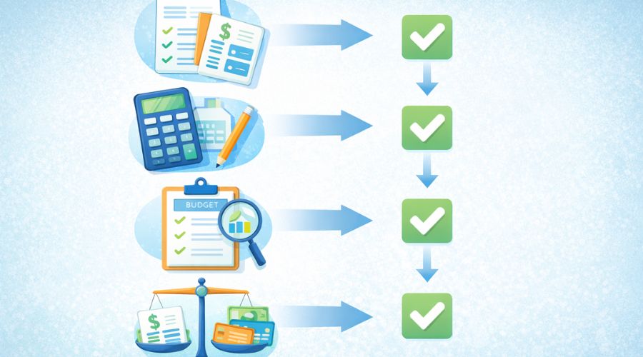 Step-by-step checklist for deciding whether debt consolidation makes sense