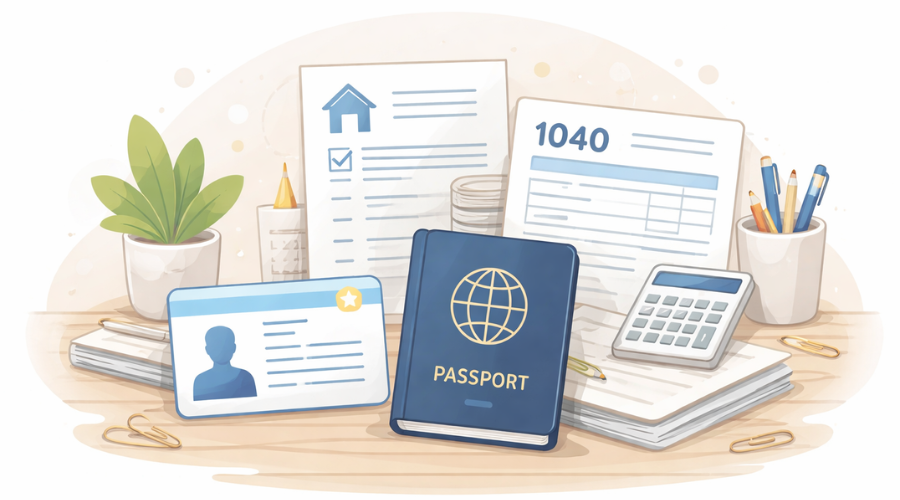 Documents needed to open a checking account in the United States