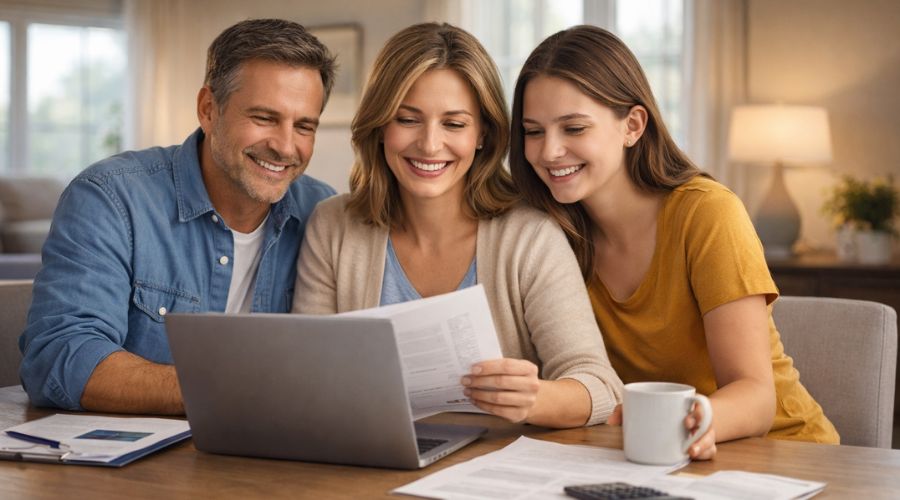 Financial stability and peace after successful credit recovery
