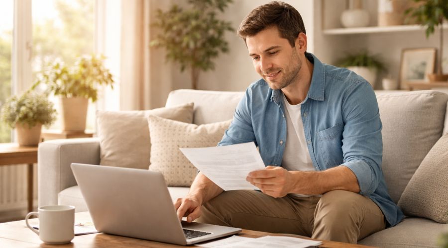 Financially comfortable homeowner making confident home buying decisions
