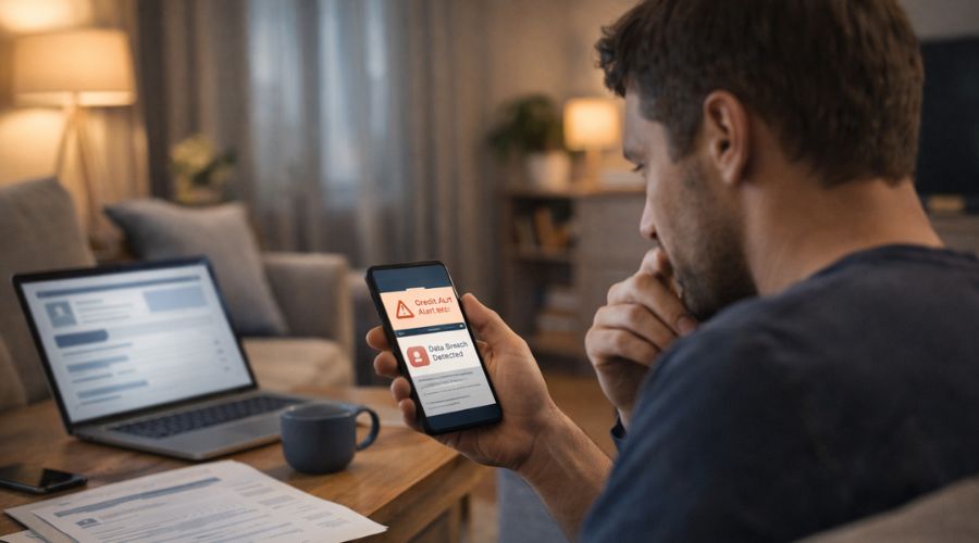 identity theft data breach real world credit risk