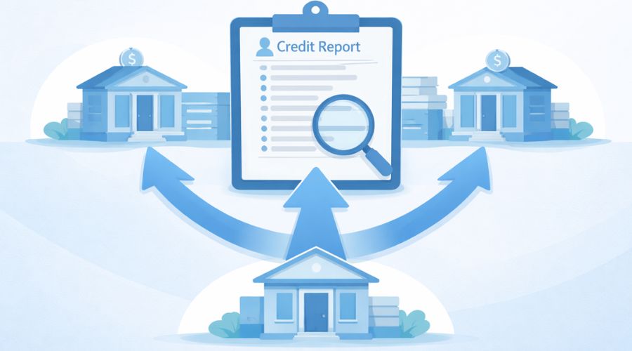 Multiple loan applications grouped as one inquiry during rate shopping