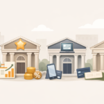 Different types of checking accounts in the U.S. explained with banking options illustration