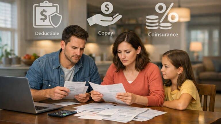 Deductible vs copay vs coinsurance explained with real-life healthcare cost concepts
