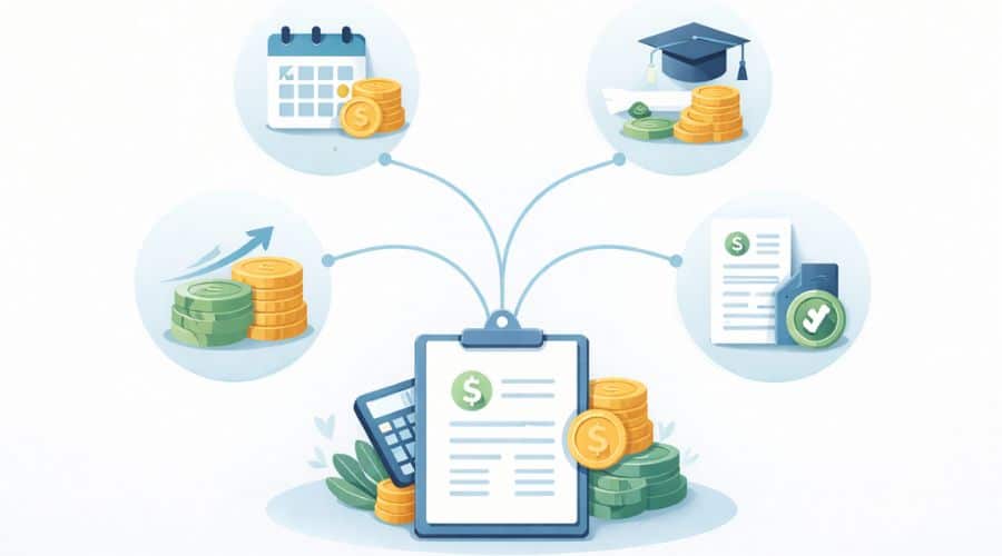 Overview of federal student loan repayment plans including standard and income-driven options