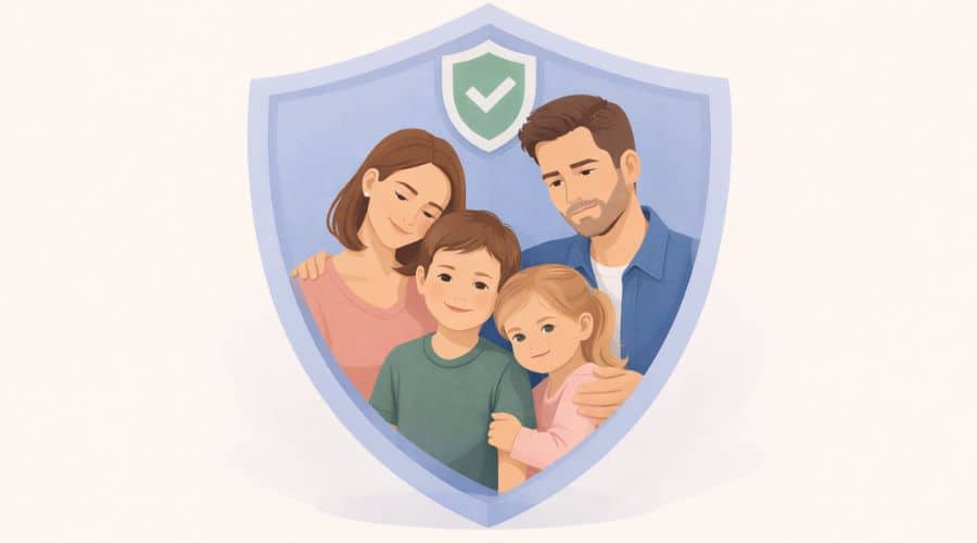 financial security and protection for children and family
