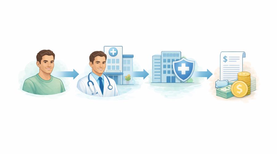how health insurance claims and billing process works