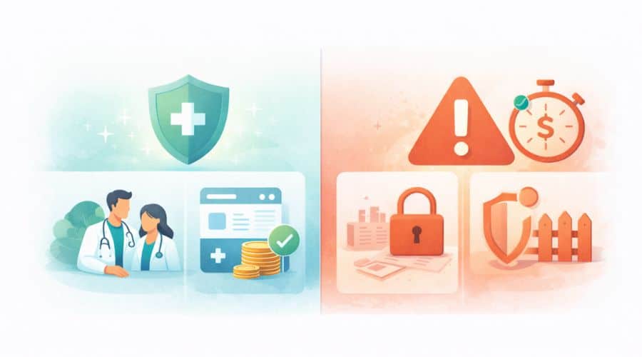 Pros and cons comparison of HMO PPO and EPO health insurance plans