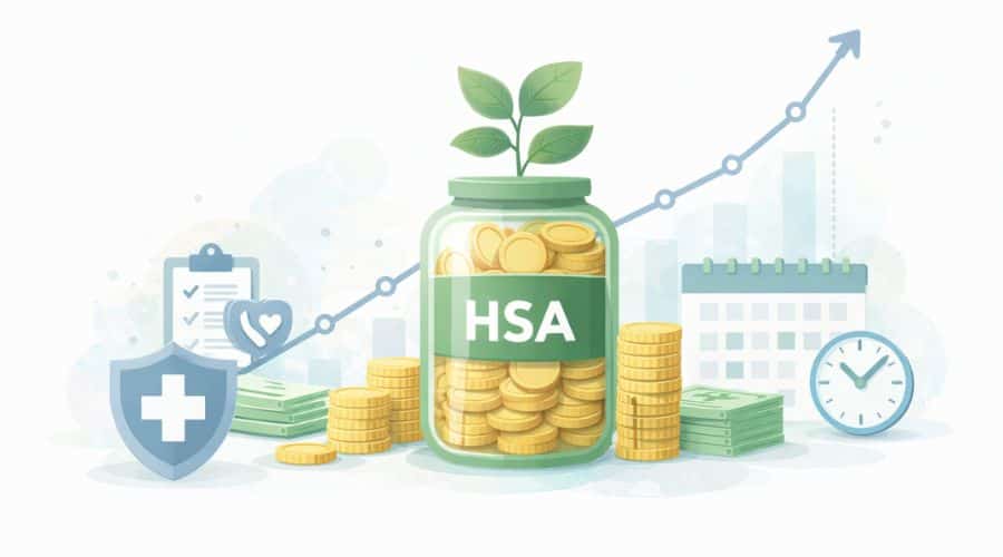 Health savings account benefits linked with high deductible health plans