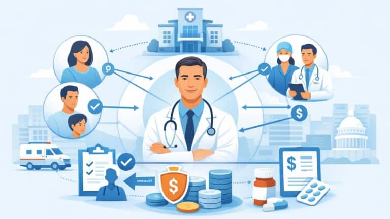 HMO insurance explained with doctor network and cost control in the United States