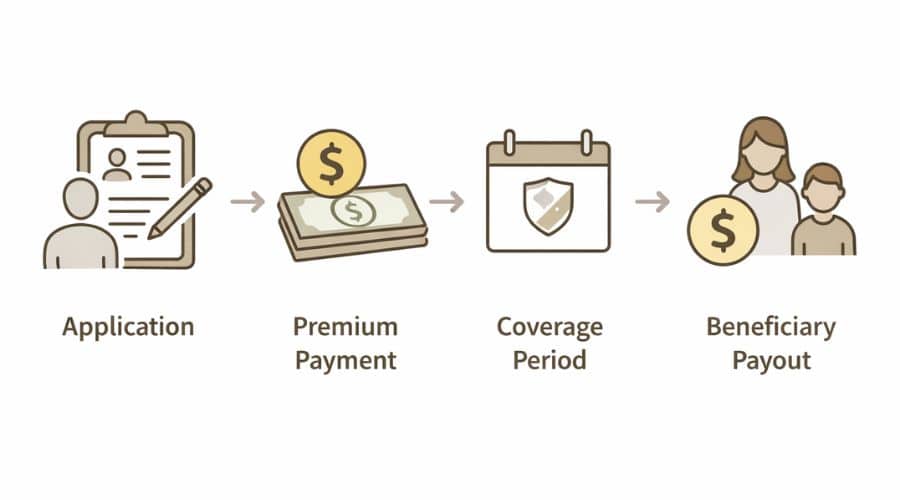 How life insurance works step by step in the United States