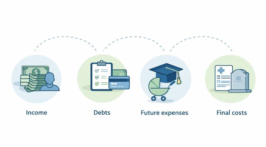 Four key components that determine how much life insurance coverage you need