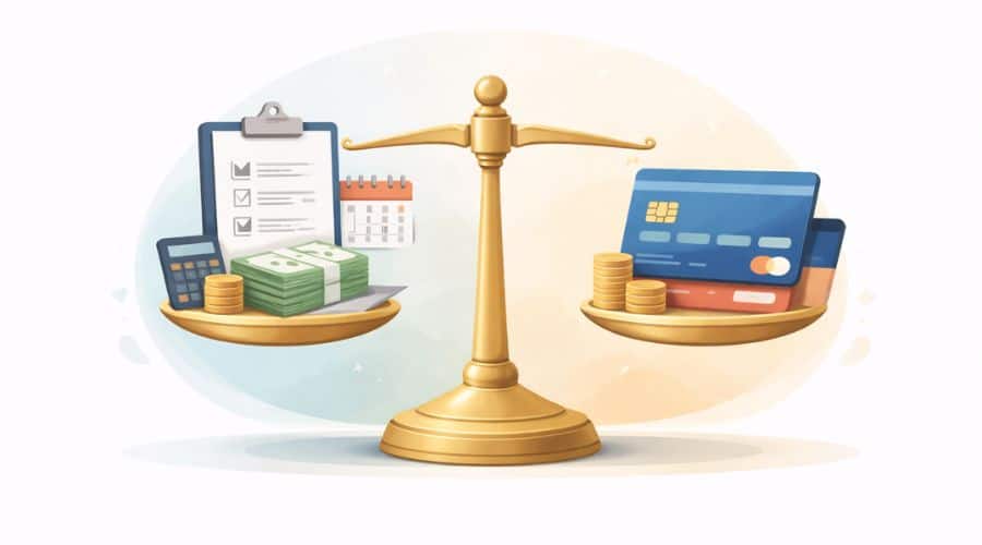 Making a smart borrowing decision between loan and credit card