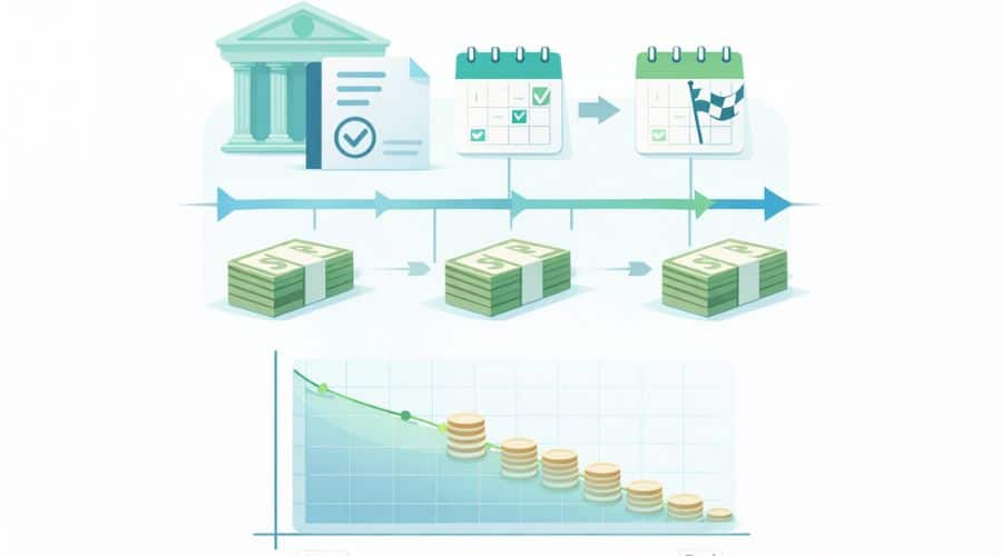 How a personal loan works with fixed payments and set term