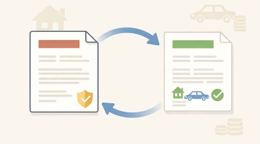 what is loan refinancing explained visually